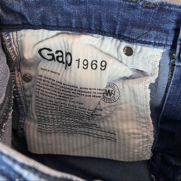 Gap True Skinny High Rise Stretch Dark Wash Denim - Picture 6 of 7